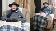 103岁的D日英雄被迫在没有工作仪表的情况下留在茶巾下保持温暖
