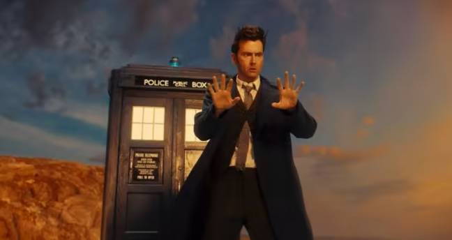 大卫·坦南特（David Tennant）回到了神秘博士（Who Doctor Who）。学分：BBC