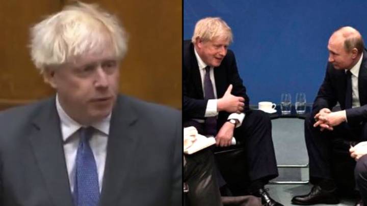 鲍里斯·约翰逊（Boris Johnson）意外感谢弗拉基米尔·普京（Vladimir Putin）的“鼓舞人心的领导”，而不是Zelenskyy
