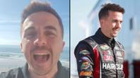 弗兰基·穆尼兹（Frankie Muniz）在他的“梦想” NASCAR首次亮相