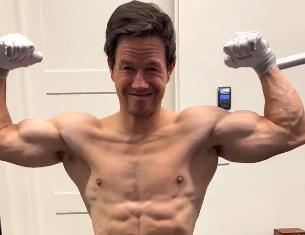 The actor shared his workout results. Credit: Instagram/@markwahlberg