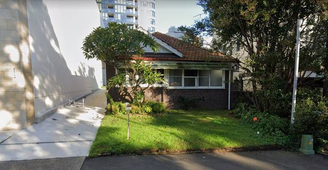 该房屋位于悉尼郊区的罗德（Rhodes）。信用：Google Earth