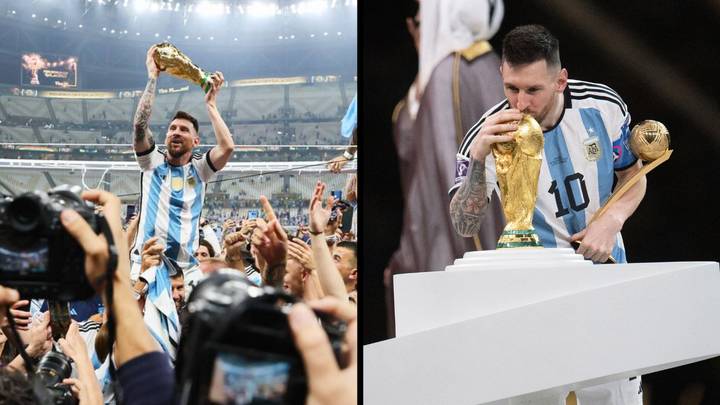 赢得世界杯后，莱昂内尔·梅西（Lionel Messi