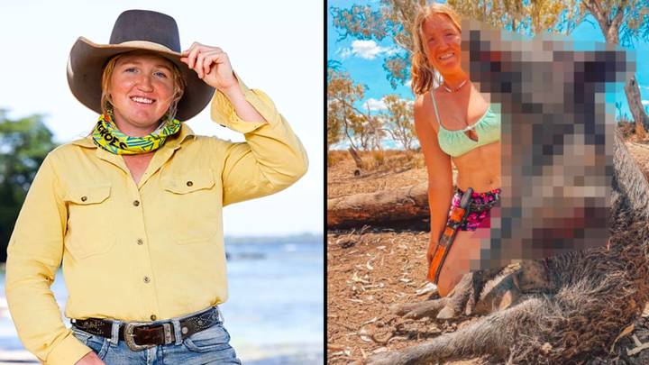 她的Instagram帐户显示残酷的狩猎照片后，澳大利亚幸存者“英雄”击中了