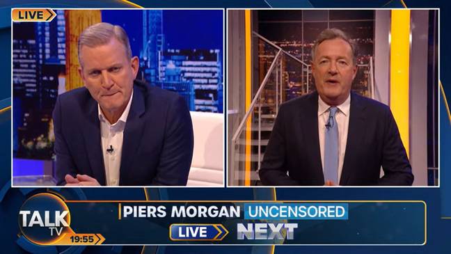皮尔斯·摩根（Piers Morgan）对Ghislaine Maxwell采访做出了判决。学分：TalkTV