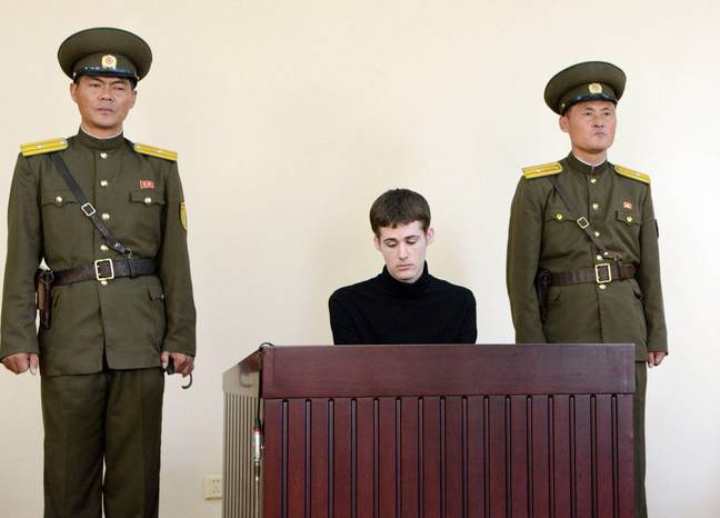 马修·米勒（Matthew Miller）前往朝鲜，目的是被捕。信用：新闻Com必威杯足球/ Alamy Stock Photo
