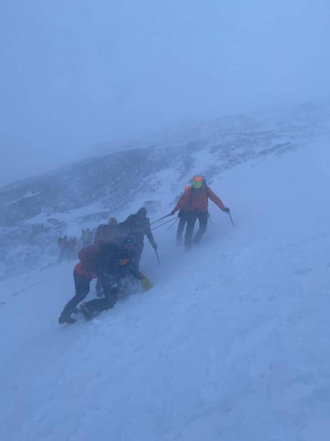 信用：Facebook/Lochaber Mountain Rescue团队