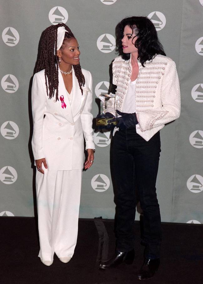 迈克尔声称他和他的兄弟姐妹珍妮特·杰克逊（Janet Jackson）害怕父亲。图片：felepralflash电影档案/alamy库存照片