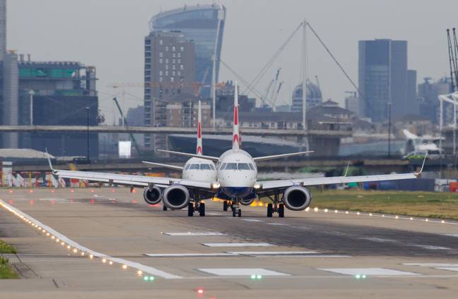 BA Cityflyer在伦敦城市机场运营。信用：Alamy