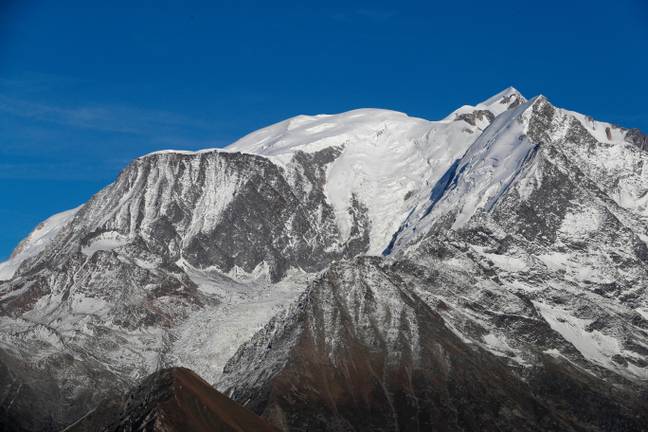 Blanc Mont不适合淡淡的心。图片来源：Godong/Alamy