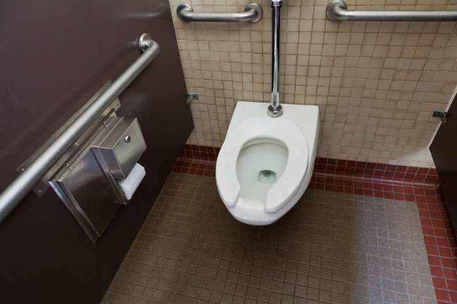 公共厕所看起来与我们在家的厕所有很大不同。信用：B Christopher / Alamy Stock Photo