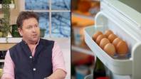 詹姆斯·马丁（James Martin）警告不要将鸡蛋放在冰箱中
