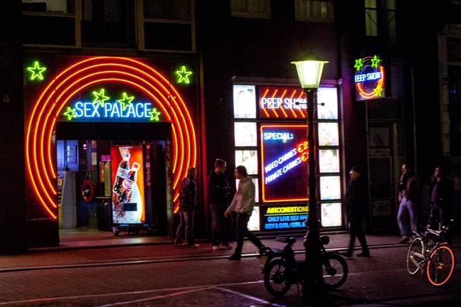 性爱商店，窥视表演和博物馆中有很多无害的乐趣。信用：AU照片 / Alamy Stock Photo