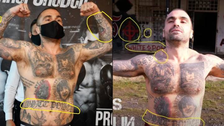 KSI的下一个拳击对手被指控拥有“白色力量”纹身