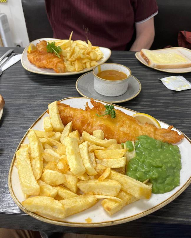你不能打一盘鱼和薯条。信用：Facebook/Yorkshire渔业