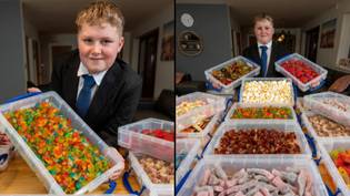 企业家小学生通过出售糖果赚了1,000英镑“loading=