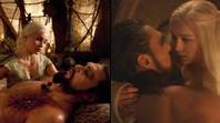 艾米莉亚·克拉克（Emilia Clarke）在性爱场景中被杰森·莫莫阿（Jason Momoa）替换谦虚袜子感到震惊