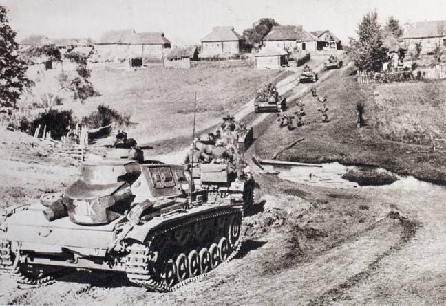 巴巴罗萨行动是德国对苏联的入侵。图片来源：Alamy / Triss世界