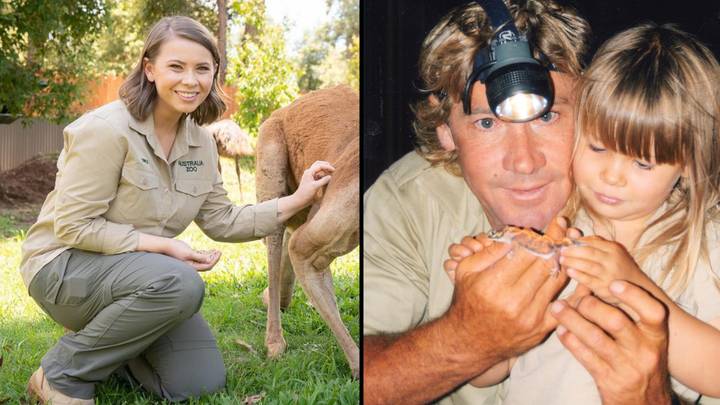 宾迪·欧文（Bindi Irwin）向她的父亲史蒂夫·欧文（Steve Irwin）致敬