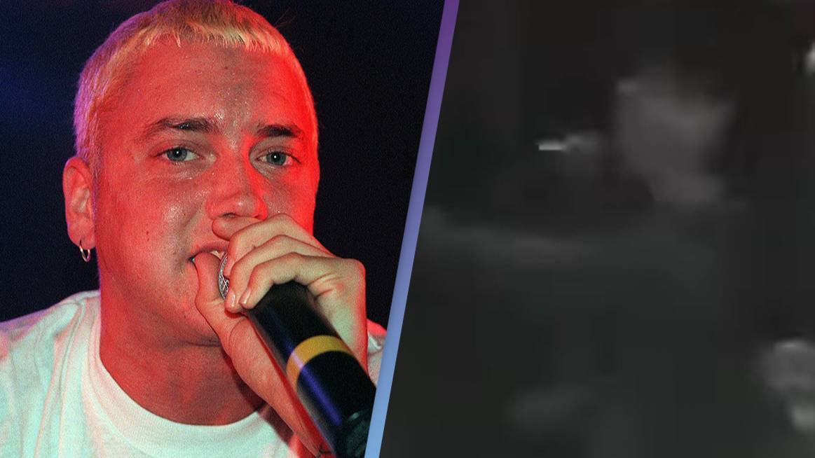 Des images rares montrent Eminem hué hors de la scène des années avant qu’il n’explose