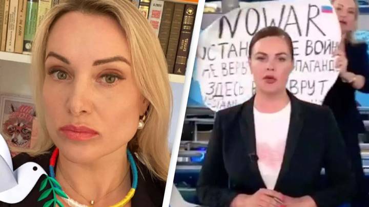 Protester Who Interrupted Russian News Broadcast Has Emerged After