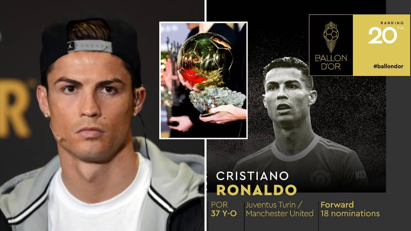 Confirmation du classement de Cristiano Ronaldo au Ballon d’Or 2022