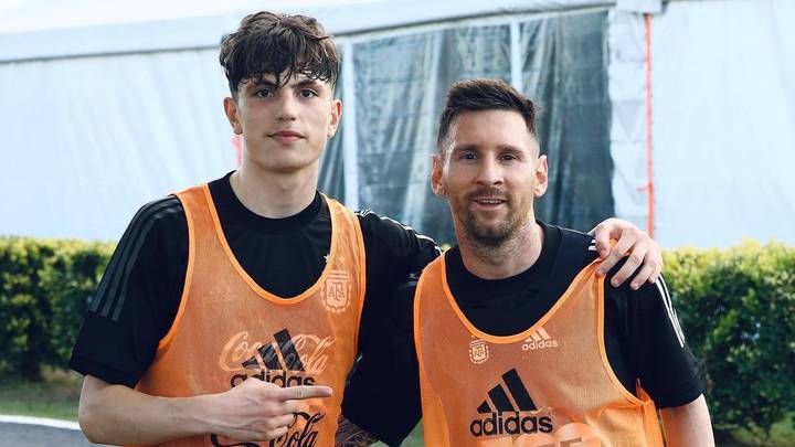 Lionel Messi Gives Blessings To Manchester United's Alejandro Garnacho After Erik Ten Hag Arrival
