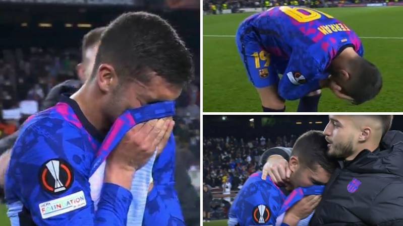 Ferran Torres Was In Tears After Barcelona's 1-1 Draw With Napoli In ...