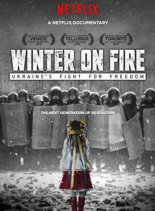 人们建议冬天着火，以更好地了解乌克兰的历史。信用：Netflix