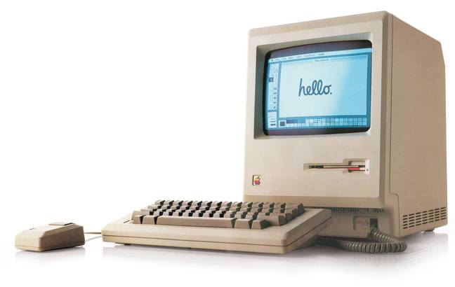 第一个苹果Macintosh。信用：Alamy