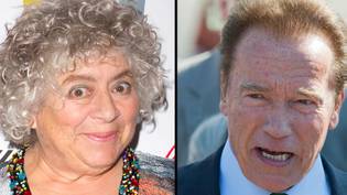 Miriam Margolyes说Arnold Schwarzenegger故意放屁在她的脸上“loading=