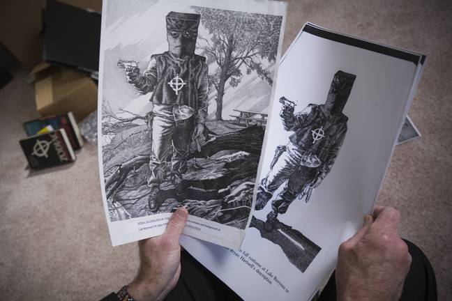 作者罗伯特·格雷史密斯（Robert Graysmith）的十二生肖杀手图。Martin Klimek摄影/轮廓由Getty Images拍摄