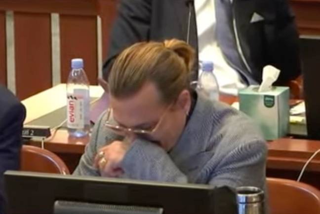 约翰尼·德普（Johnny Depp）在诽谤审判期间。信用：法律和犯罪
