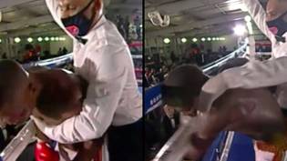 拳击手Simiso Buthelezi在战斗中开始打薄空而不是对手去世“loading=
