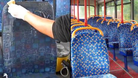 有充分的理由为什么公交座椅被丑陋的图案覆盖，该视频证明了这一点
