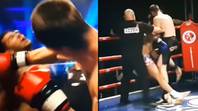 录像片段出现了安德鲁·泰特（Andrew Tate）在跆拳道比赛中残酷击败的