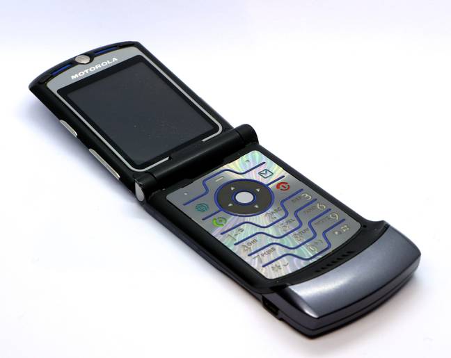 原始的摩托罗拉·拉兹（Motorola Razr）是世界上最酷的手机，多年来。信用：Alamy