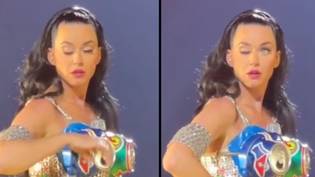 凯蒂·佩里（Katy Perry）的眼睛在音乐会激发怪异的阴谋论中瘫痪了“loading=