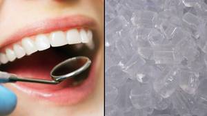 牙医分享了您切勿咀嚼冰的恐怖原因
