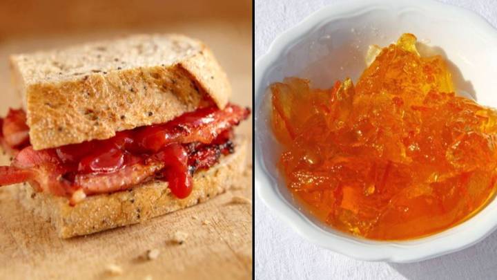 英国人分裂了食品作家声称培根三明治应该有果酱