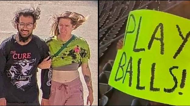 警察释放夫妇在大型体育赛事中表演了淫荡的“性爱行为”的图像