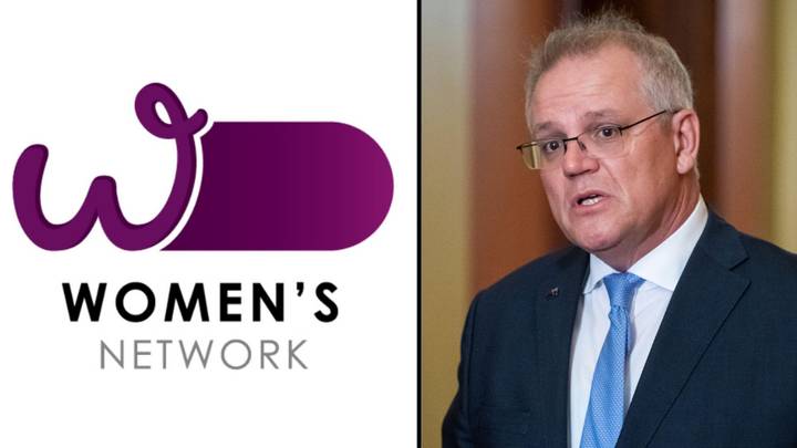 澳大利亚总理和内阁揭示了女性网络的徽标，看起来像阴茎