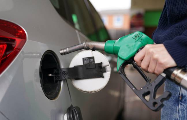 汽油价格今年早些时候达到了创纪录的价格。信用：PA图像/ Alamy Stock Photo