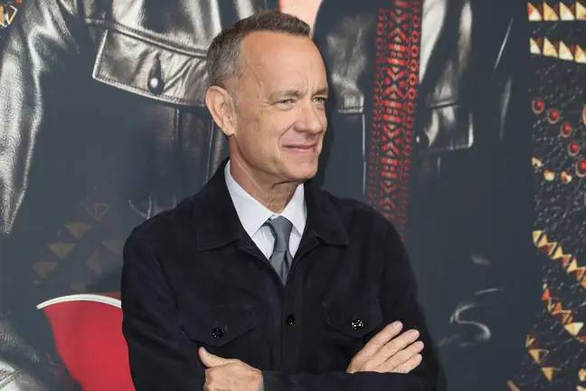 汤姆·汉克斯（Tom Hanks）将达芬奇密码电影描述为“ hooey”。信用：Alamy“loading=