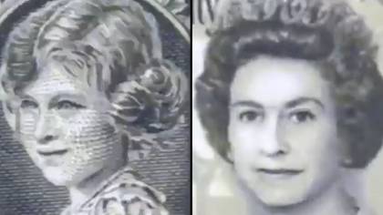 视频显示了这些年来，钞票随着女王的脸而变化