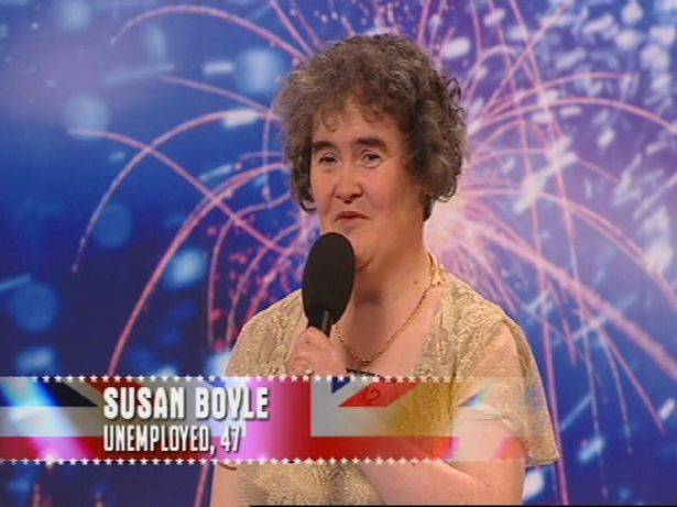 苏珊·博伊尔（Susan Boyle）于2009年参加了演出。信贷：ITV