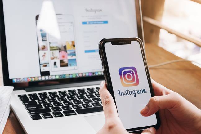 Instagram本月初开始测试其新的“ Tiktok风格”格式。信用：Shutterstock