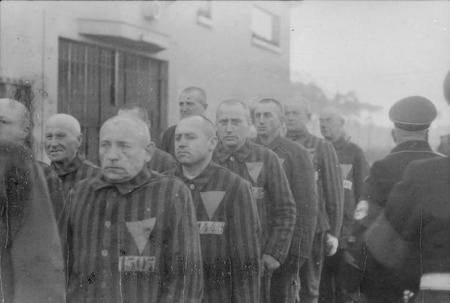 德国萨克森豪森集中营的囚犯。学分：维基百科公共领域