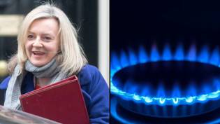 丽兹·特鲁斯（Liz Truss）在首相冻结了能源费用“loading=