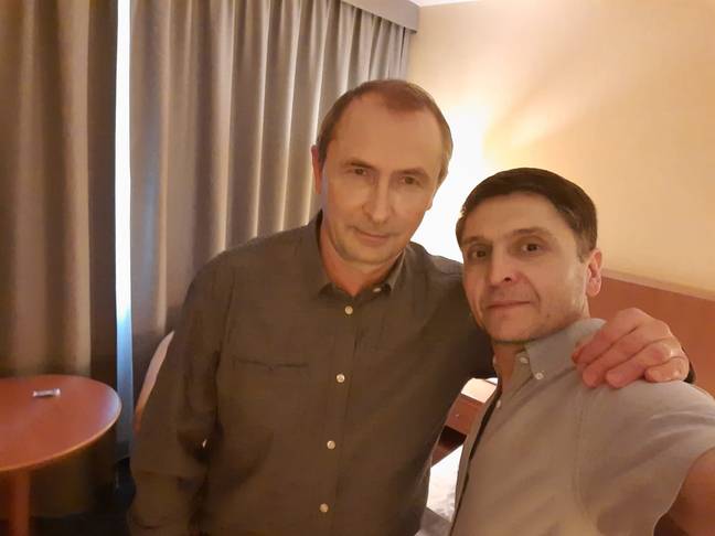 Putin和Zelenskyy LookAlikes在波兰（Howard X/Facebook）